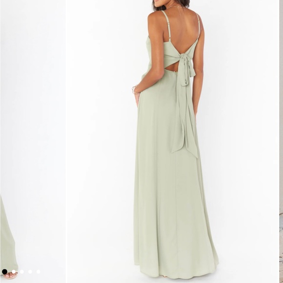 NWT Show Me Your Mumu Lauren Tie Maxi Dress - Picture 2 of 4